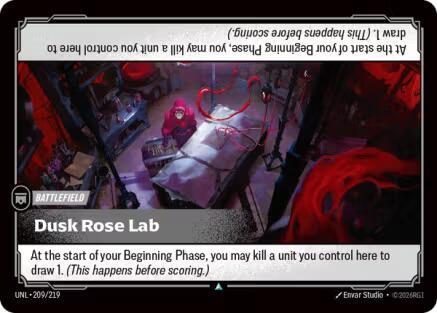 Dusk Rose Lab 209/219 card from Unleashed