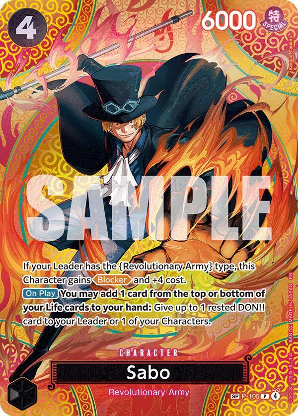 Sabo (SP) P-105 card from Adventure on Kami's Island