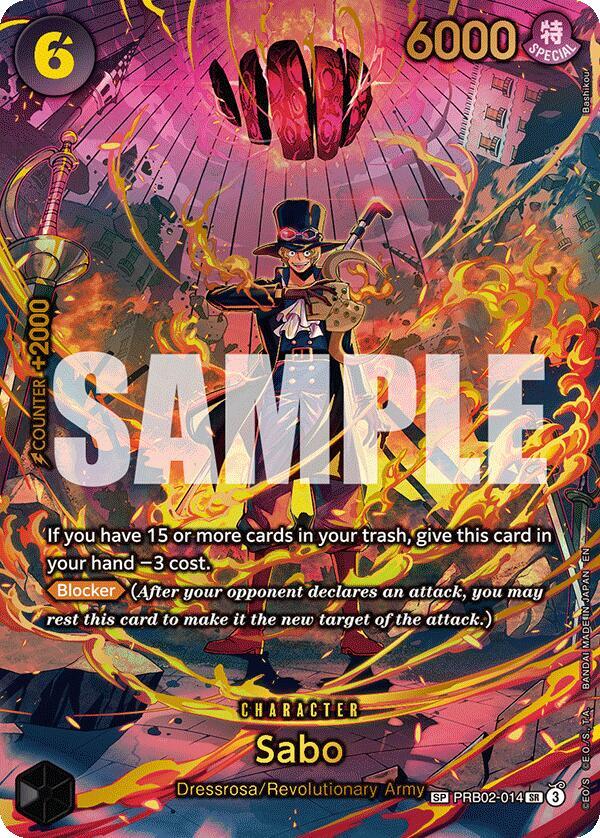 Sabo (SP) PRB02-014 card from Adventure on Kami's Island