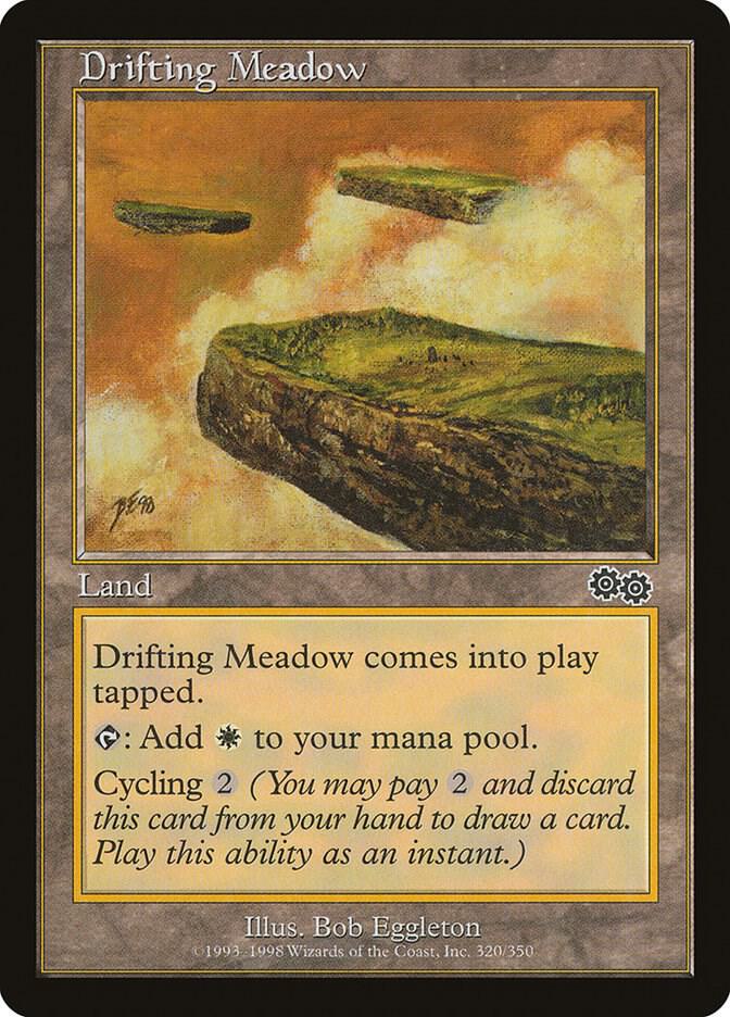 Drifting Meadow 320 card from Urza's Saga