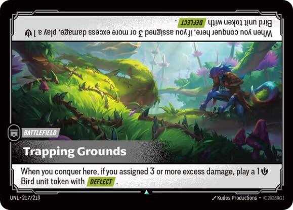 Trapping Grounds 217/219 card from Unleashed