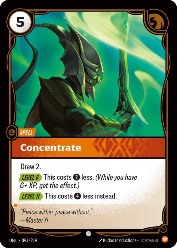 Concentrate 091/219 card from Unleashed