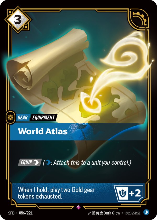 World Atlas 086/221 card from Riftbound Organized Play Promotional Cards