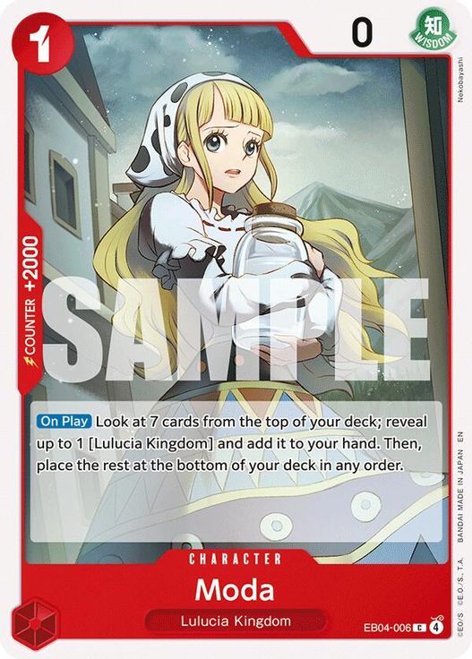 Moda EB04-006 card from Adventure on Kami's Island