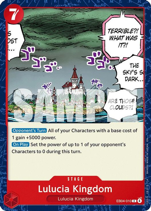 Lulucia Kingdom EB04-010 card from Adventure on Kami's Island