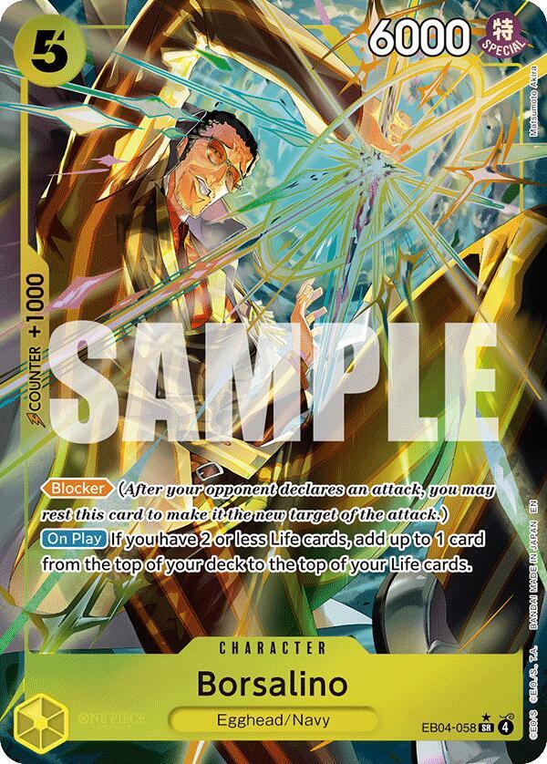 Borsalino (Alternate Art) EB04-058 card from Adventure on Kami's Island