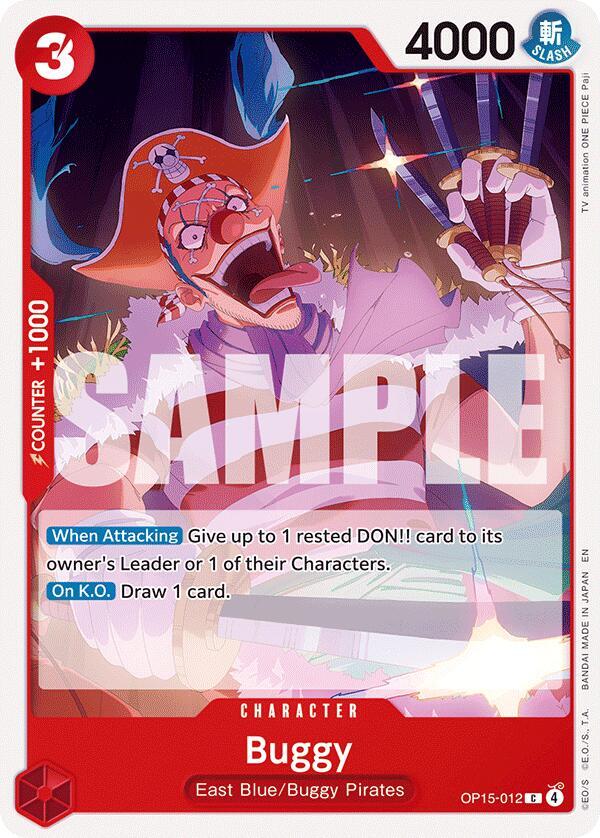 Buggy OP15-012 card from Adventure on Kami's Island