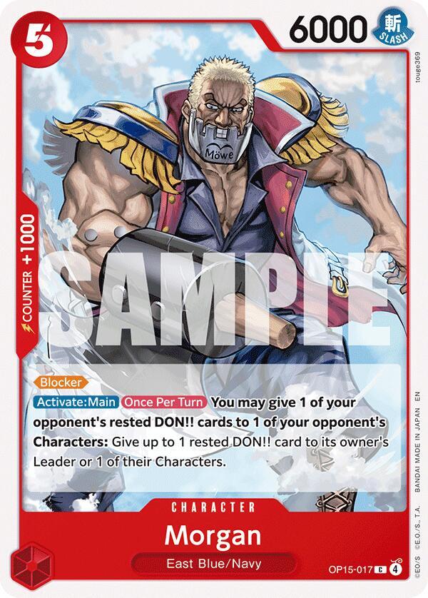 Morgan OP15-017 card from Adventure on Kami's Island