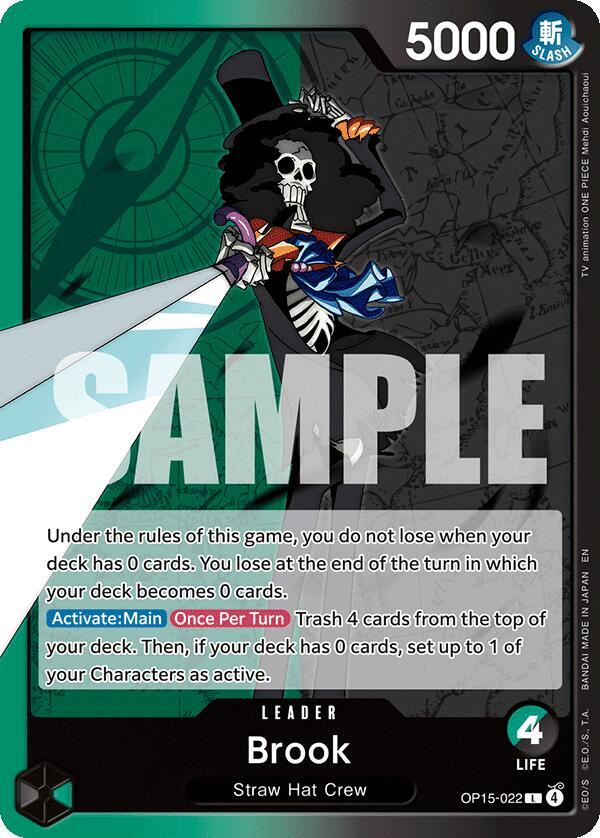 Brook OP15-022 card from Adventure on Kami's Island