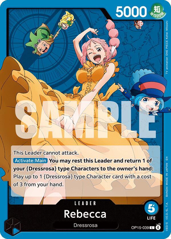 Rebecca OP15-039 card from Adventure on Kami's Island
