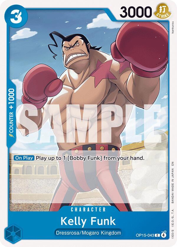 Kelly Funk OP15-043 card from Adventure on Kami's Island