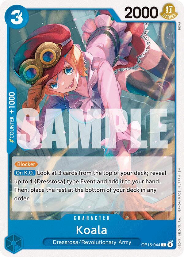 Koala OP15-044 card from Adventure on Kami's Island