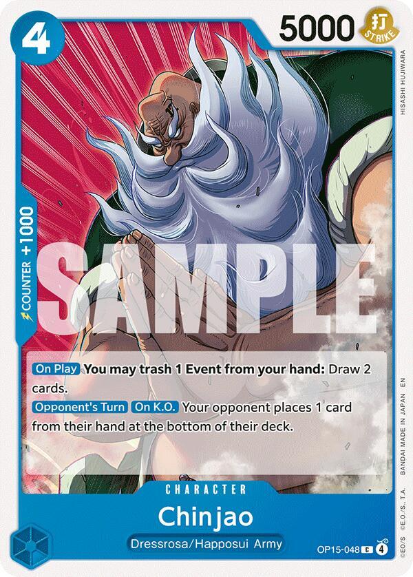 Chinjao OP15-048 card from Adventure on Kami's Island