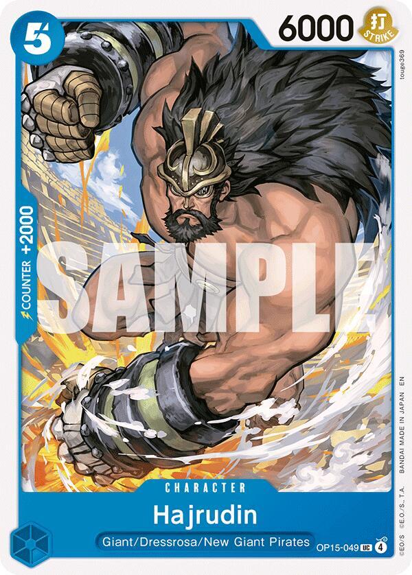 Hajrudin OP15-049 card from Adventure on Kami's Island