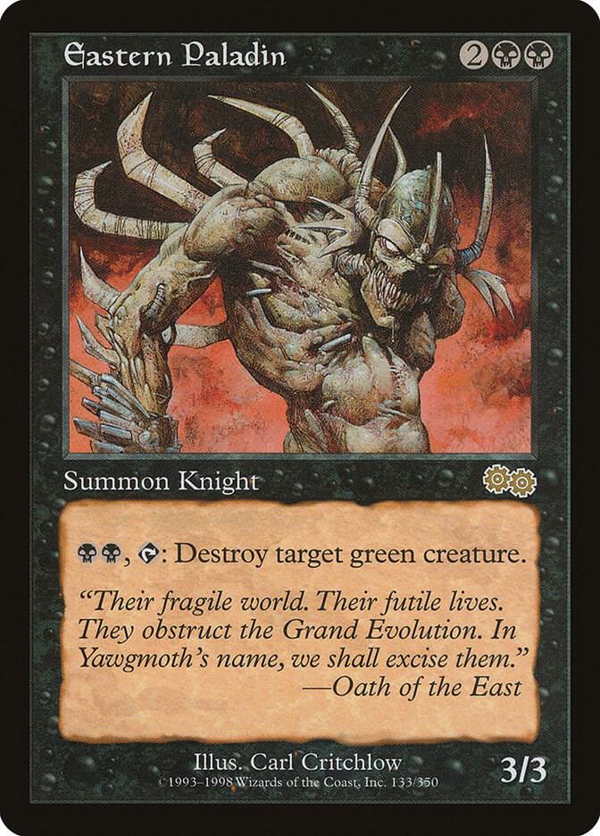 Eastern Paladin 133 card from Urza's Saga