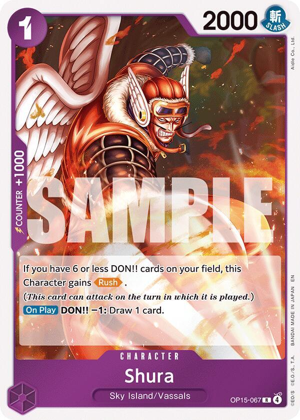 Shura OP15-067 card from Adventure on Kami's Island