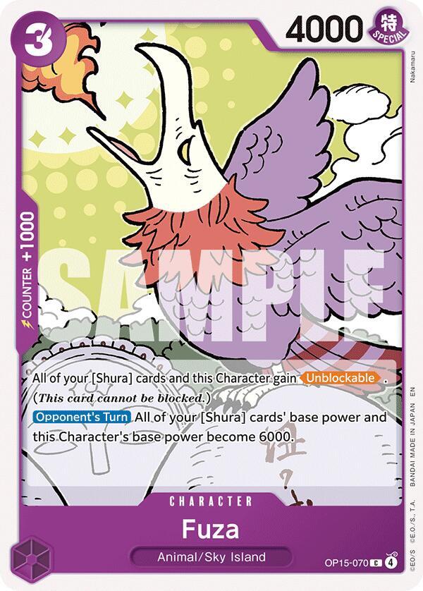 Fuza OP15-070 card from Adventure on Kami's Island