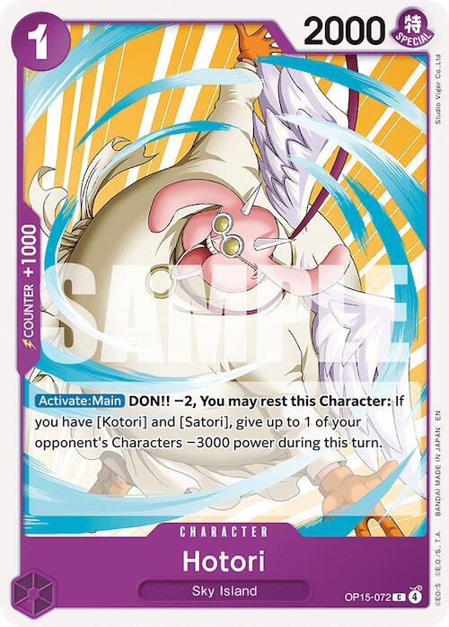 Hotori OP15-072 card from Adventure on Kami's Island