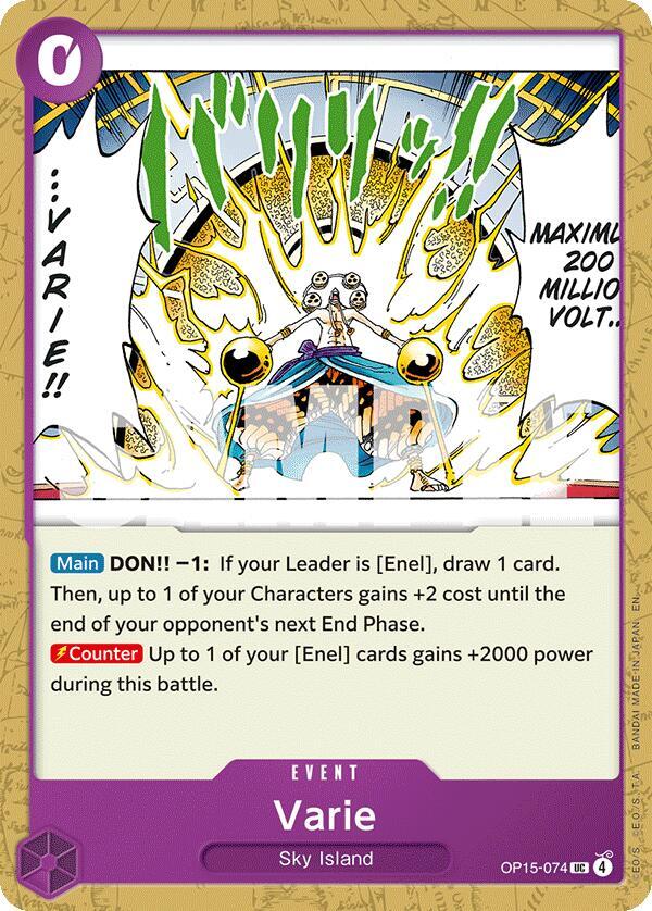 Varie OP15-074 card from Adventure on Kami's Island
