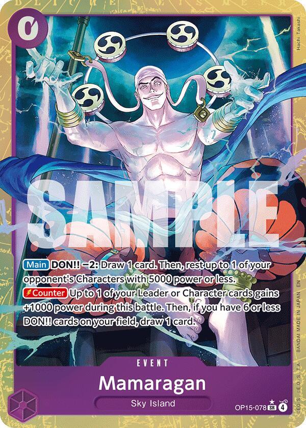 Mamaragan (Alternate Art) OP15-078 card from Adventure on Kami's Island