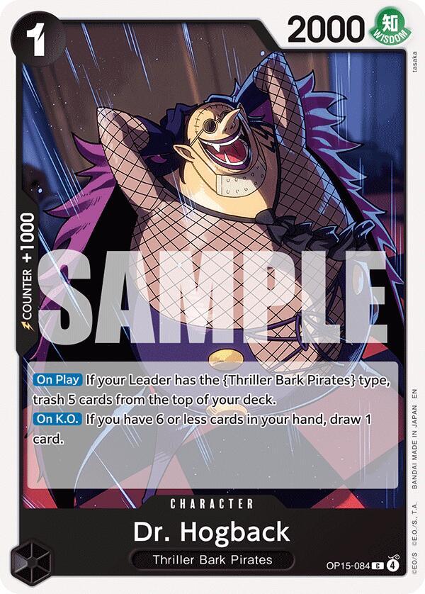 Dr. Hogback OP15-084 card from Adventure on Kami's Island