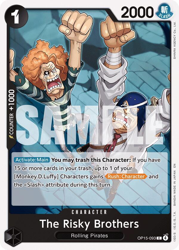 The Risky Brothers OP15-093 card from Adventure on Kami's Island