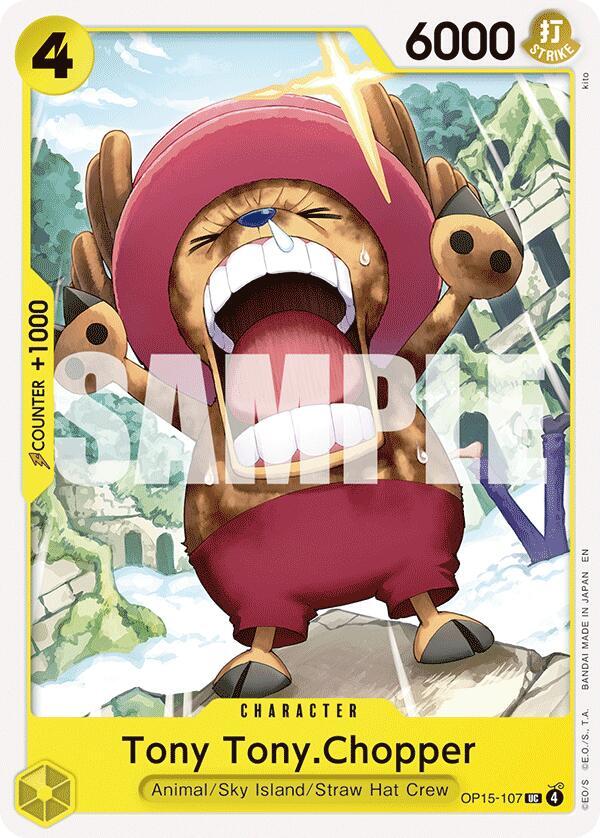 Tony Tony.Chopper OP15-107 card from Adventure on Kami's Island