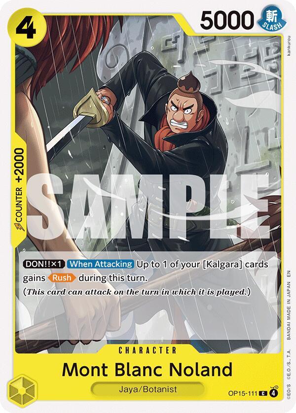 Mont Blanc Noland OP15-111 card from Adventure on Kami's Island