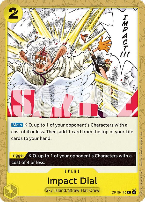 Impact Dial OP15-115 card from Adventure on Kami's Island