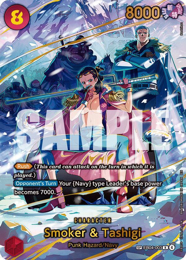 Smoker & Tashigi (SP) EB04-003 card from Adventure on Kami's Island