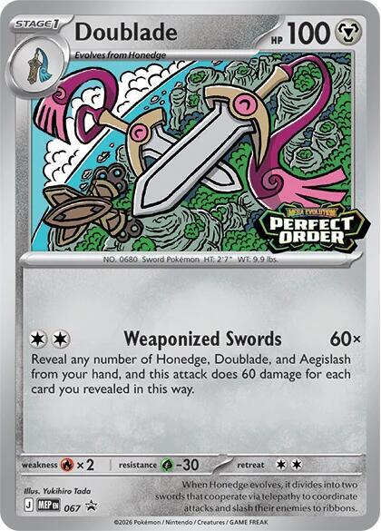 Doublade 067 card from ME: Mega Evolution Promo