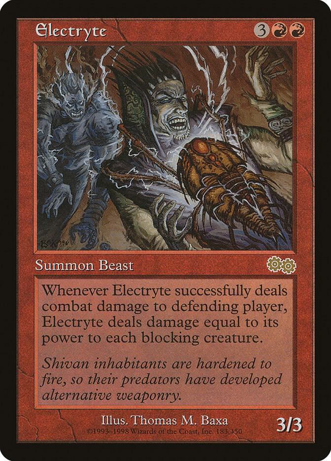 Electryte 183 card from Urza's Saga