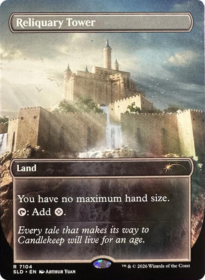 Reliquary Tower 7104 card from Secret Lair Drop Series
