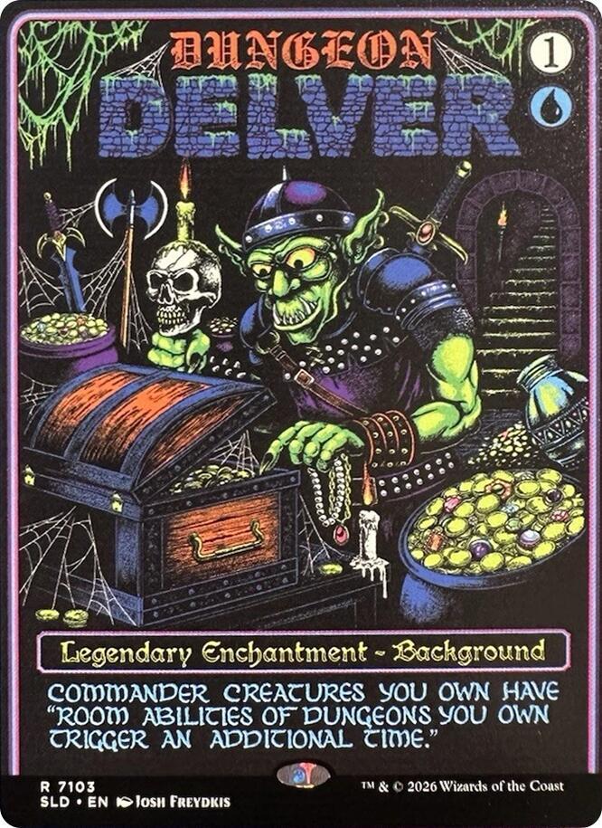 Dungeon Delver 7103 card from Secret Lair Drop Series