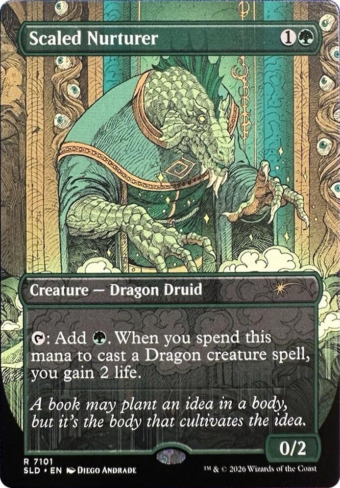 Scaled Nurturer 7101 card from Secret Lair Drop Series