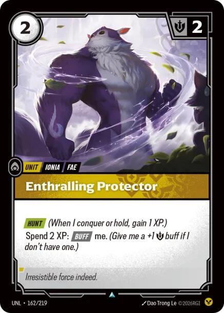 Enthralling Protector 162/219 card from Unleashed