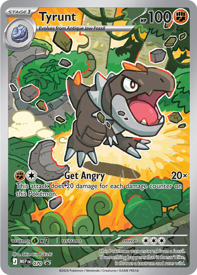 Tyrunt 070 card from ME: Mega Evolution Promo