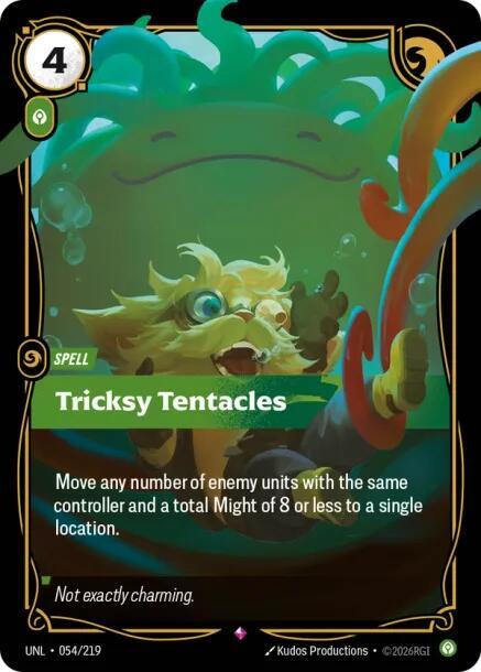 Tricksy Tentacles 054/219 card from Unleashed