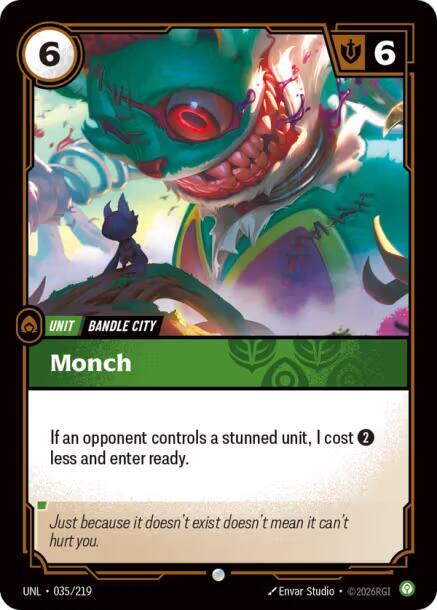 Monch 035/219 card from Unleashed