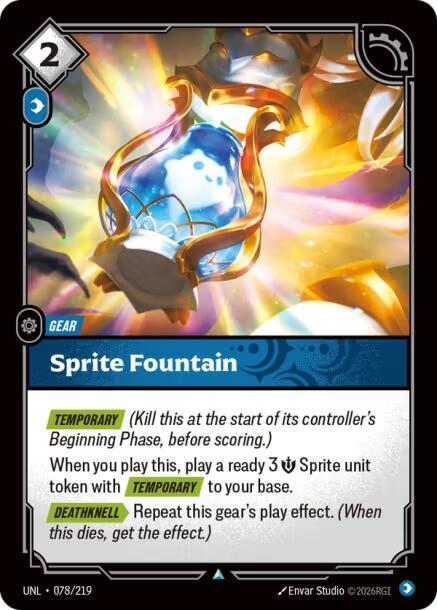 Sprite Fountain 078/219 card from Unleashed