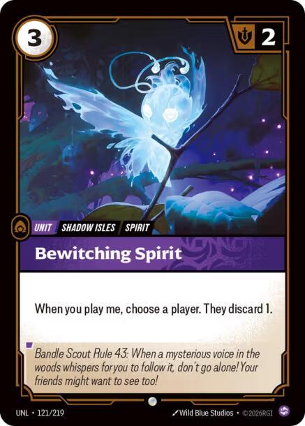 Bewitching Spirit 121/219 card from Unleashed