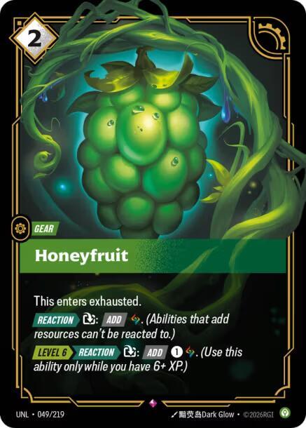 Honeyfruit 049/219 card from Unleashed
