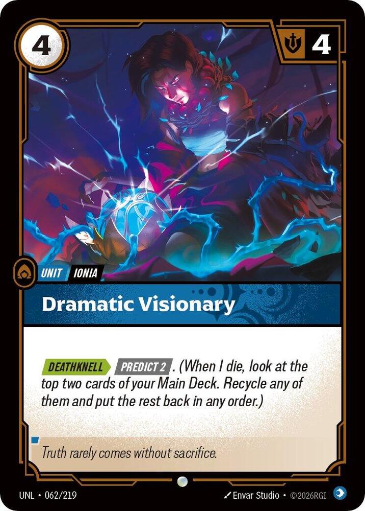 Dramatic Visionary 062/219 card from Unleashed