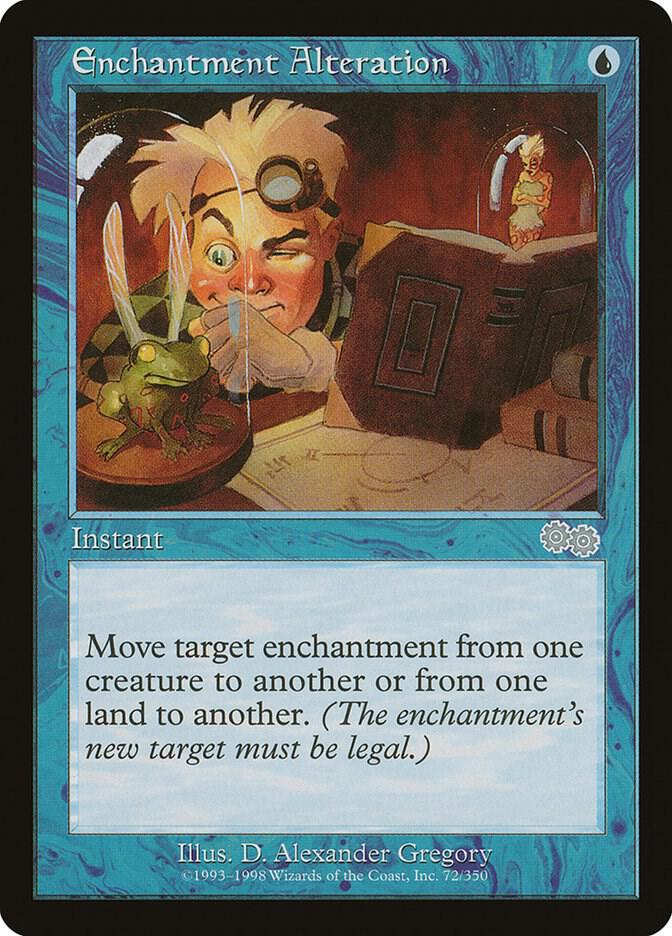 Enchantment Alteration 72 card from Urza's Saga