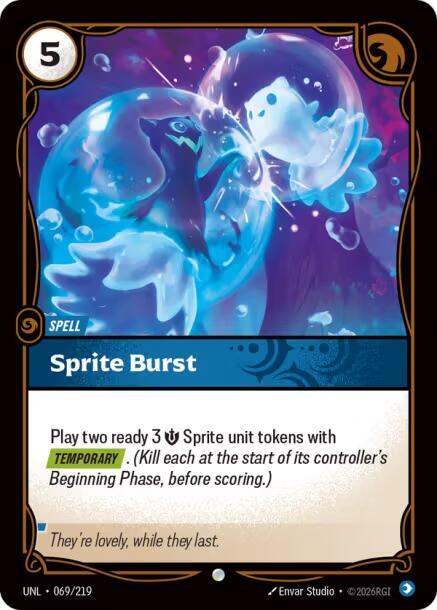 Sprite Burst 069/219 card from Unleashed