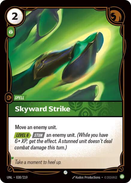 Skyward Strike 038/219 card from Unleashed