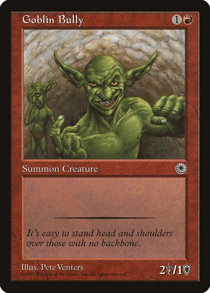 Goblin Bully card from Portal