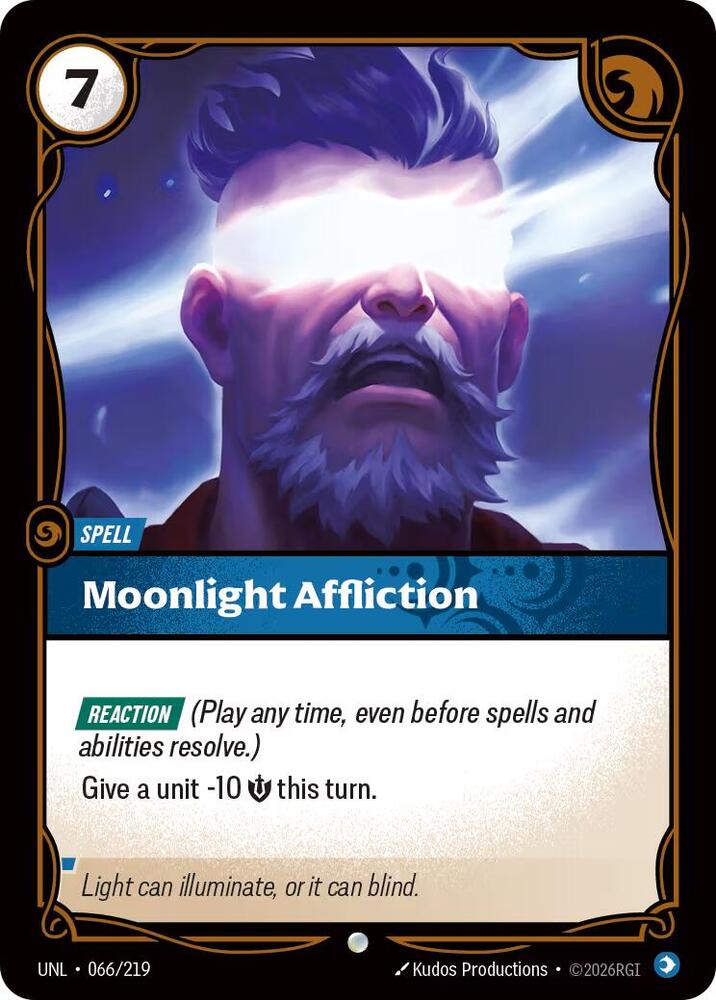 Moonlight Affliction 066/219 card from Unleashed