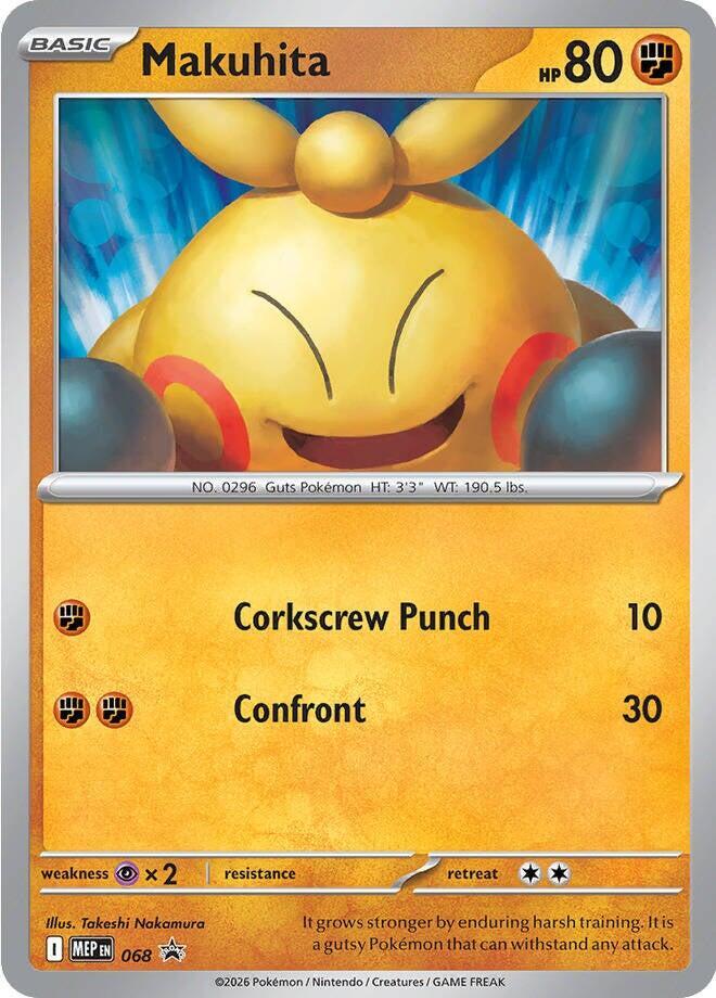 Makuhita 068 card from ME: Mega Evolution Promo
