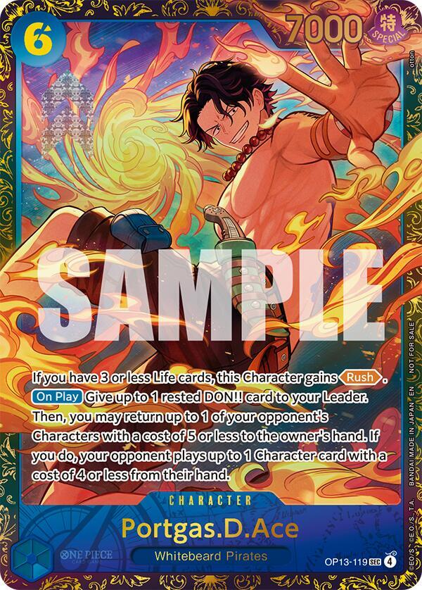 Portgas.D.Ace (Treasure Cup 2026) OP13-119 card from One Piece Promotion Cards